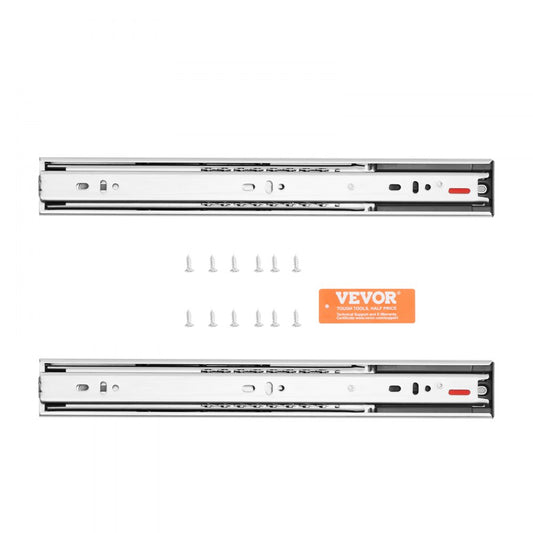 4605S2.400-10 - Heavy-Duty 16" Drawer Slides with Soft Close Mechanism