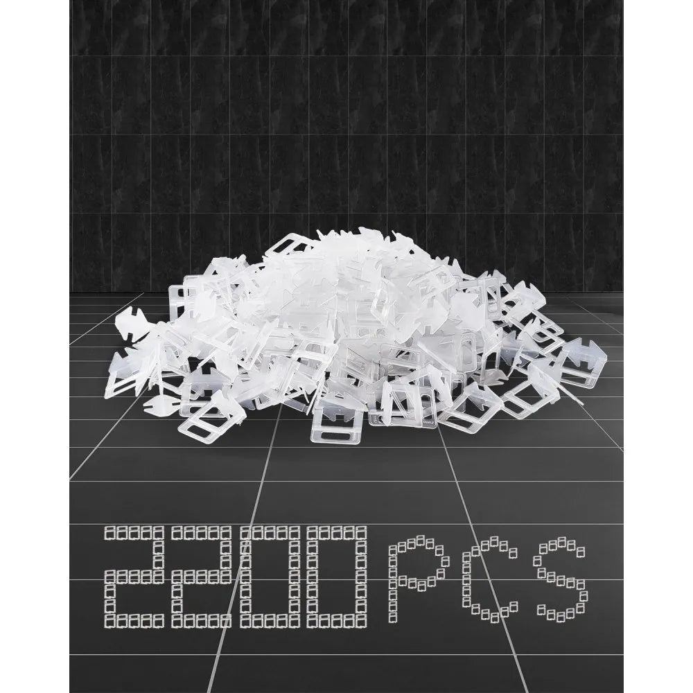 NSTY-15 - 2200pcs Tile Leveling Clips for Easy Floor & Wall Installation