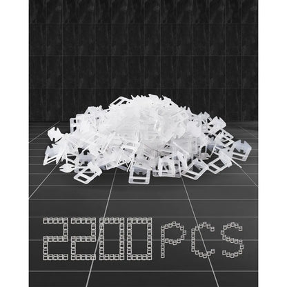 NSTY-15 - 2200pcs Tile Leveling Clips for Easy Floor & Wall Installation