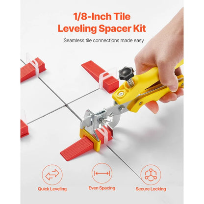 NSTY-30 - 700-Piece 1/8" Tile Leveling Kit for Easy Installation