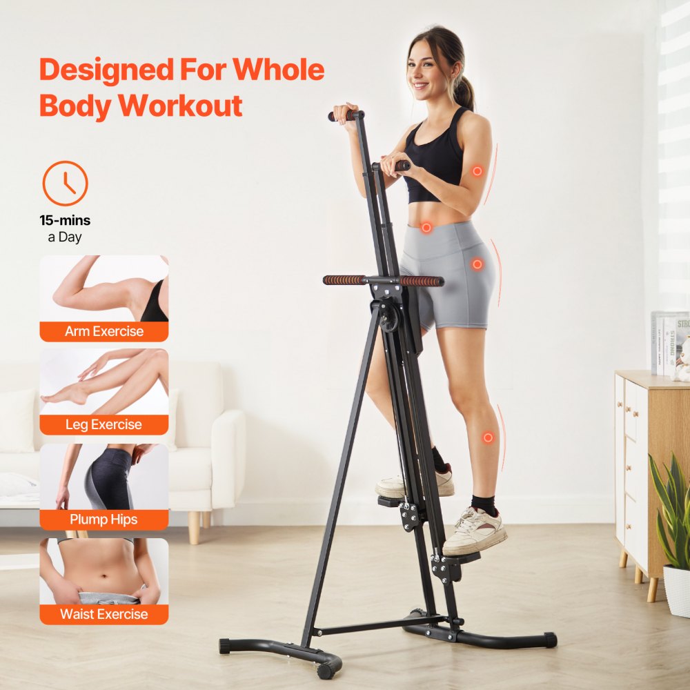 HY-B8006B - Adjustable Vertical Stair Climber for Full-Body Home Workouts