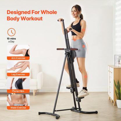 HY-B8006B - Adjustable Vertical Stair Climber for Full-Body Home Workouts