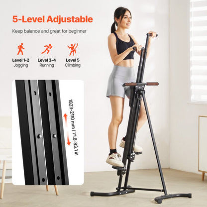 HY-B8006B - Adjustable Vertical Stair Climber for Full-Body Home Workouts