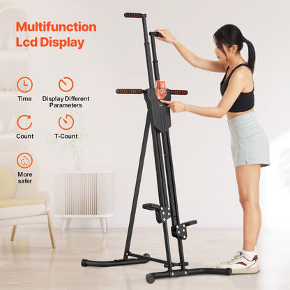 HY-B8006B - Adjustable Vertical Stair Climber for Full-Body Home Workouts