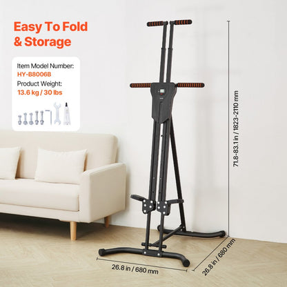 HY-B8006B - Adjustable Vertical Stair Climber for Full-Body Home Workouts