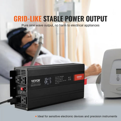 SGPE-3000W - 3000W Pure Sine Wave Inverter for Sensitive Devices