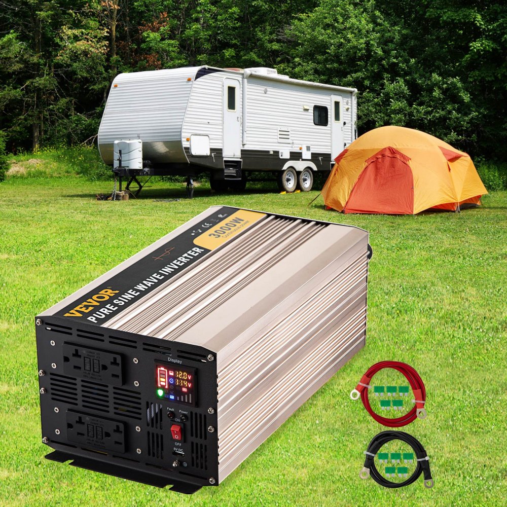ZPX-3000W - VEVOR 3000W Pure Sine Wave Inverter for Sensitive Devices