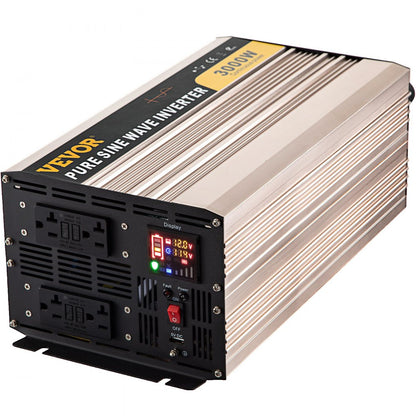 ZPX-3000W - VEVOR 3000W Pure Sine Wave Inverter for Sensitive Devices