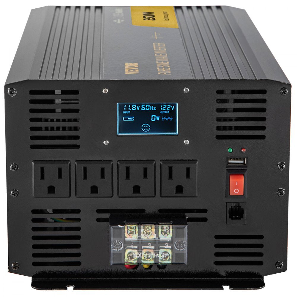 GYS-3500W - 3500W Pure Sine Wave Inverter with LCD & Remote Control