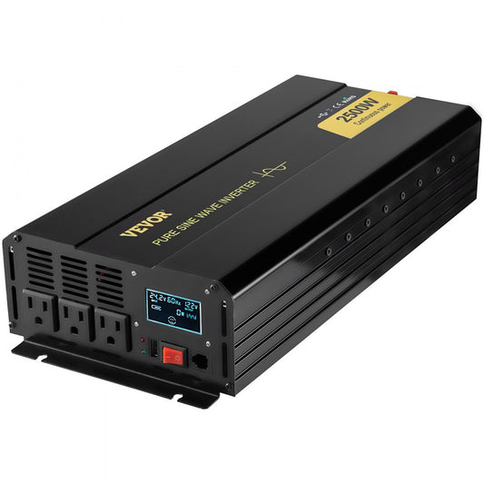 GYS-2500W - 2500W Pure Sine Wave Inverter with LCD Display and Remote Control