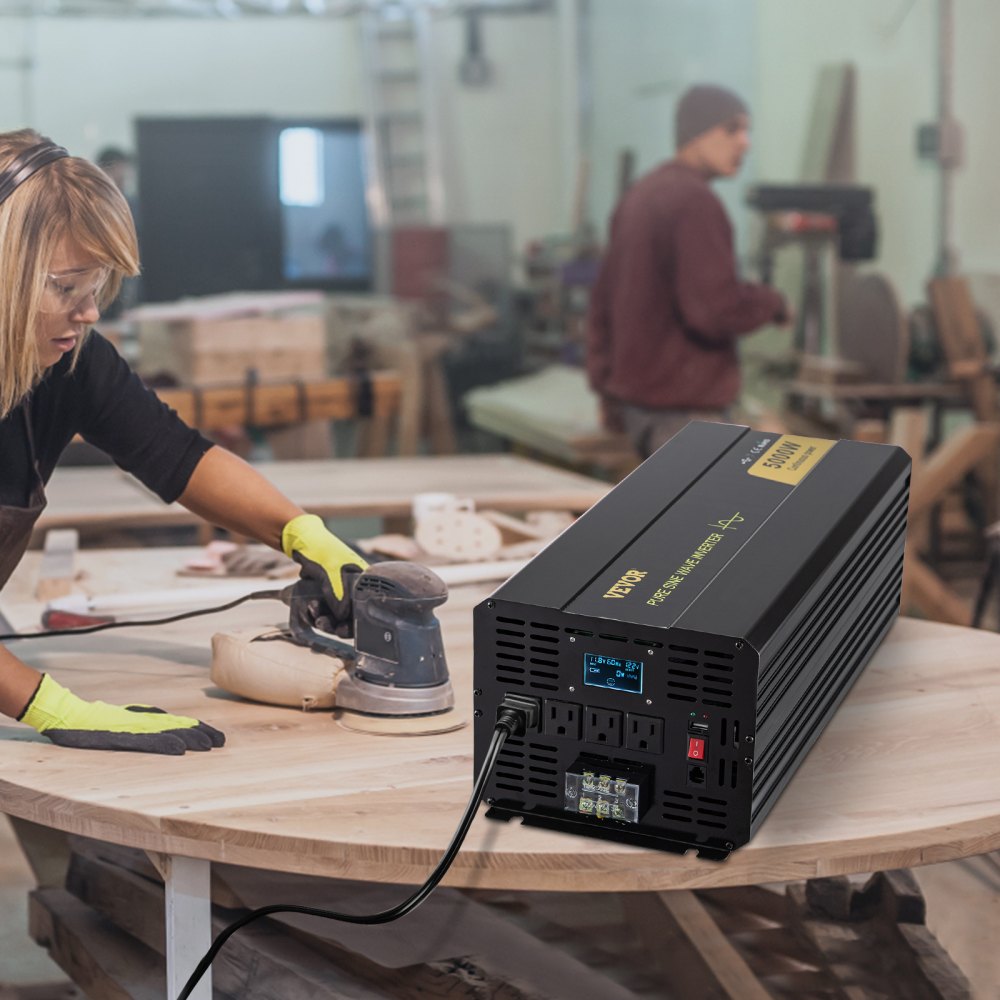 GYS-5000W - Efficient 5000W Pure Sine Wave Inverter with LCD Display
