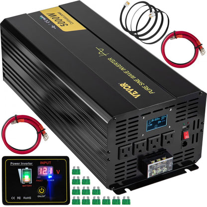 GYS-5000W - Efficient 5000W Pure Sine Wave Inverter with LCD Display