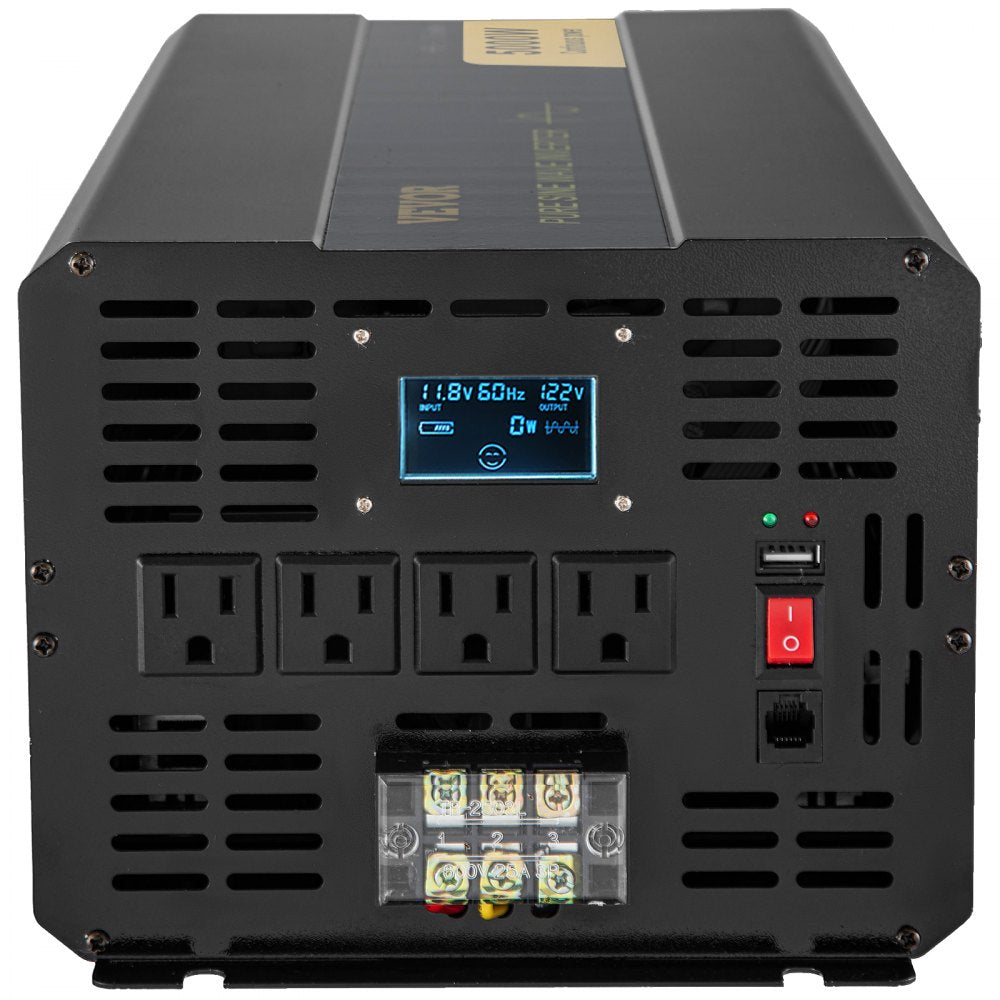 GYS-5000W - Efficient 5000W Pure Sine Wave Inverter with LCD Display