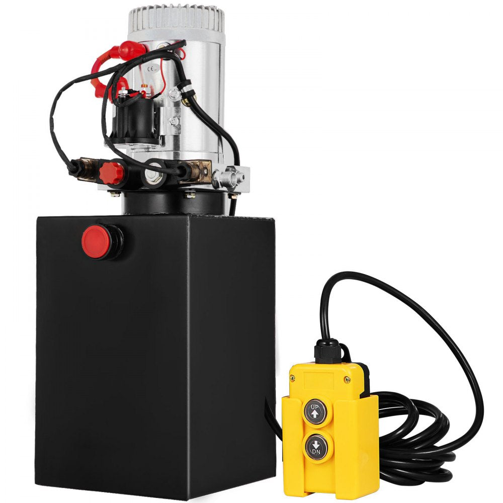 010568521069 - 12 Quart 12V Double Acting Hydraulic Pump for Dump Trailers