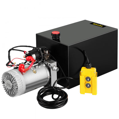 010429535100 - 12V Hydraulic Power Unit with 15-Quart Reservoir & Remote Control