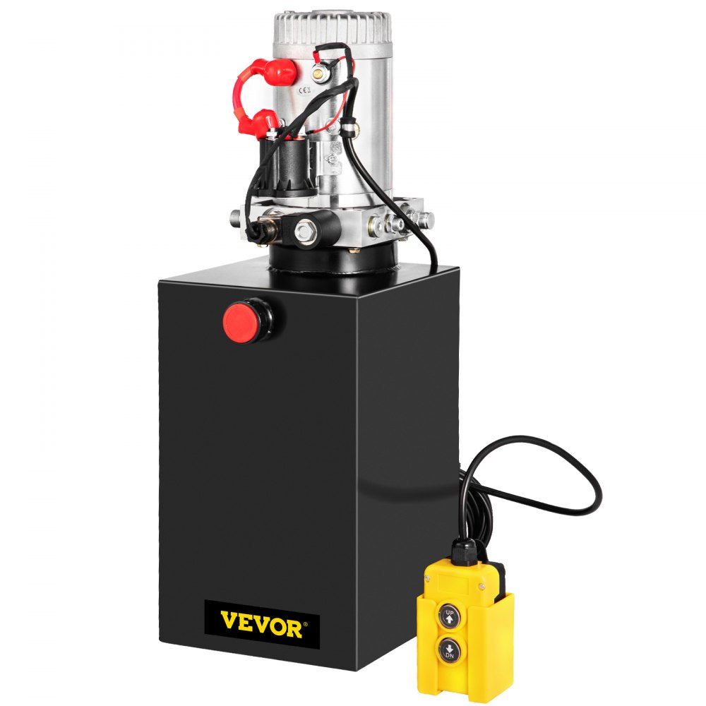 010429535100 - 12V Hydraulic Power Unit with 15-Quart Reservoir & Remote Control