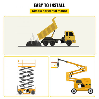 010860233857 - 3-Quart Double Acting Hydraulic Pump with 12V Remote Control