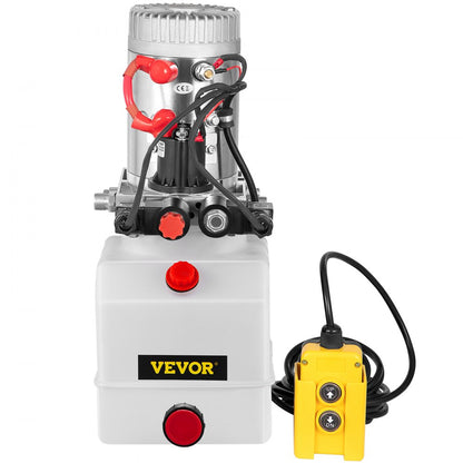 010860233857 - 3-Quart Double Acting Hydraulic Pump with 12V Remote Control