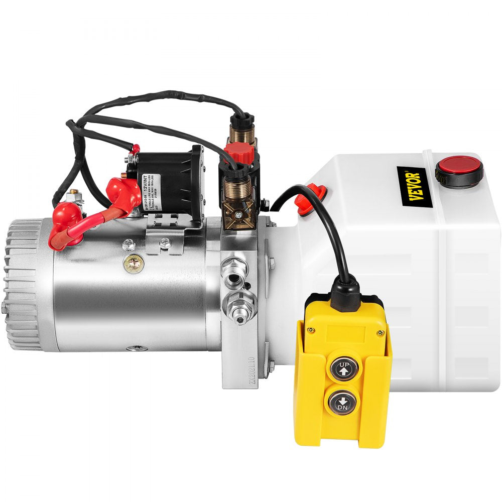 010860233857 - 3-Quart Double Acting Hydraulic Pump with 12V Remote Control