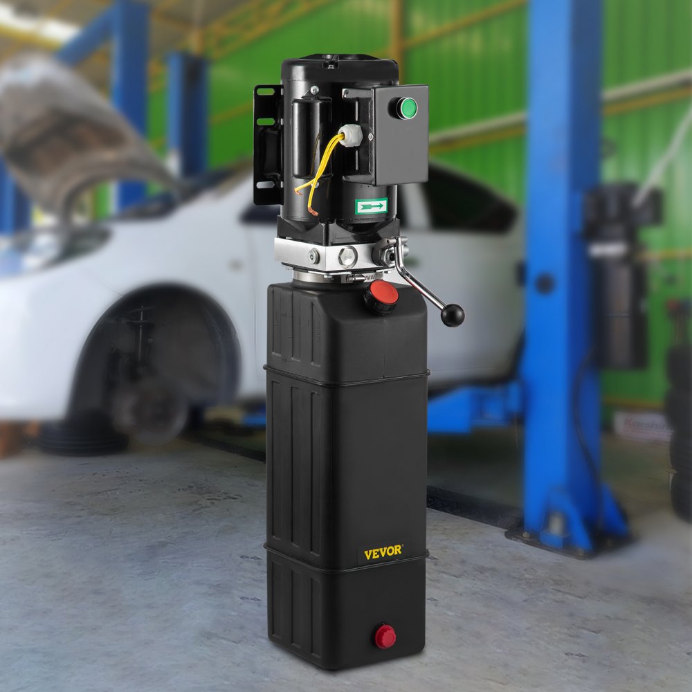 010981832825 - VEVOR 4 Gallon Hydraulic Pump, 2850 RPM, Single Acting