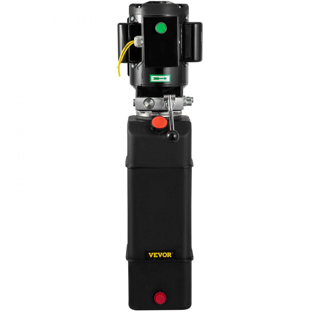 010981832825 - VEVOR 4 Gallon Hydraulic Pump, 2850 RPM, Single Acting