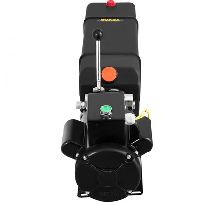010981832825 - VEVOR 4 Gallon Hydraulic Pump, 2850 RPM, Single Acting