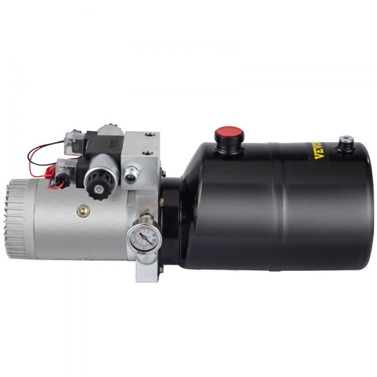 6QDAMHP - 12V Double Acting Hydraulic Pump with 6-Quart Reservoir