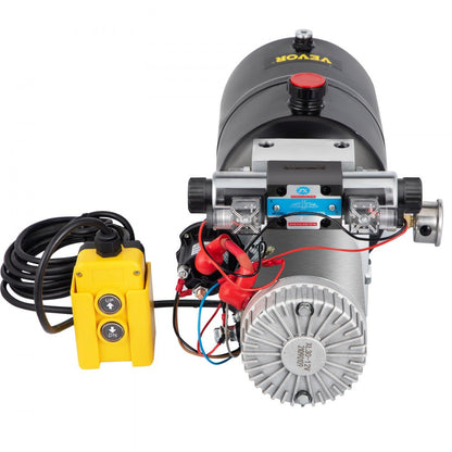 6QDAMHP - 12V Double Acting Hydraulic Pump with 6-Quart Reservoir