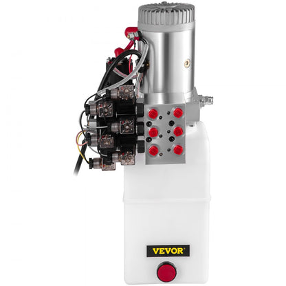 010760979809 - Heavy Duty 6-Way Hydraulic Pump for Dump Trailers