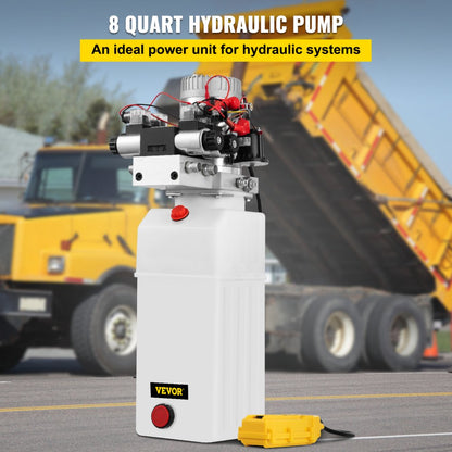 010437691562 - 8L 12V Hydraulic Power Pack for Dump Trailers & Lifting Platforms