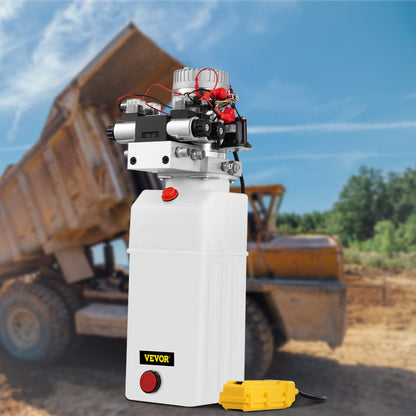 010437691562 - 8L 12V Hydraulic Power Pack for Dump Trailers & Lifting Platforms