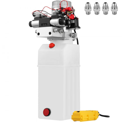 010437691562 - 8L 12V Hydraulic Power Pack for Dump Trailers & Lifting Platforms