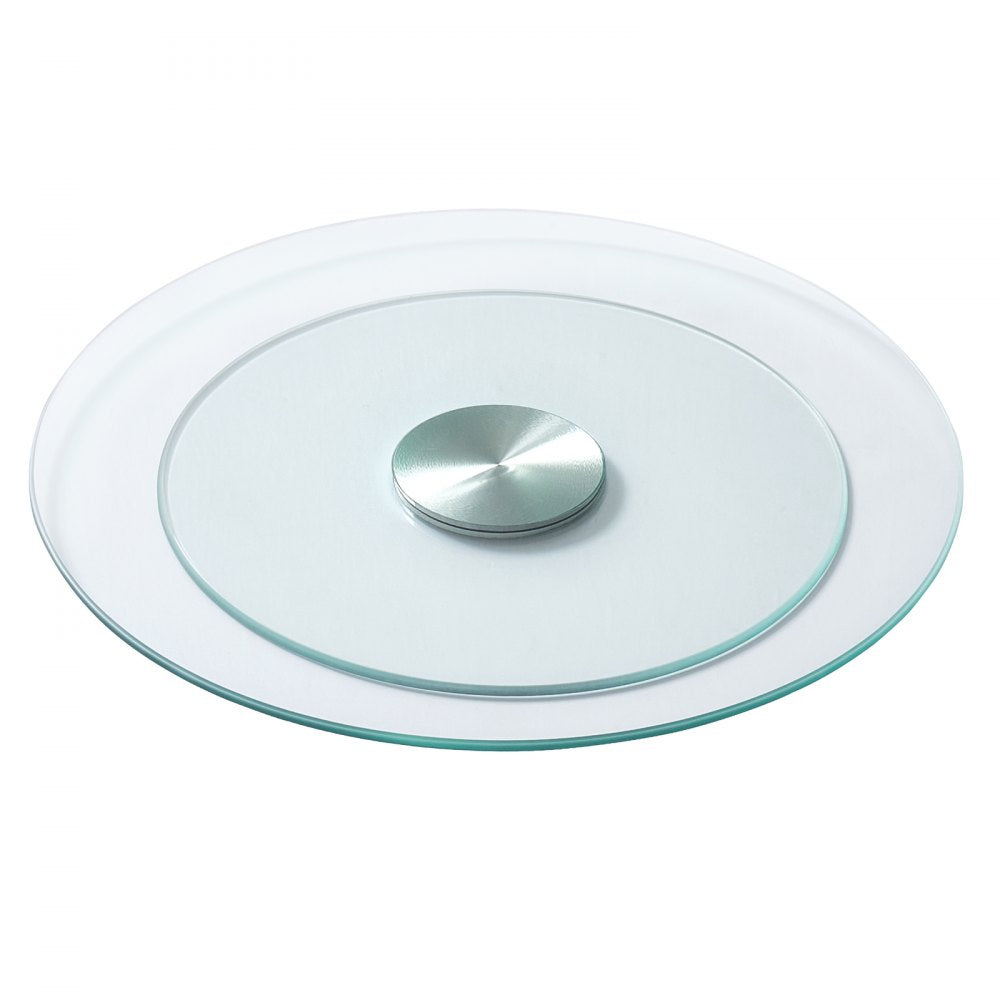 SKU002 - 20" Heat-Resistant Glass Lazy Susan Turntable for Dining