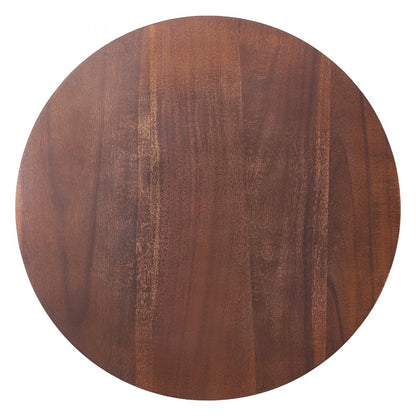SKU001 - 24" Acacia Wood Lazy Susan Turntable for Dining Excellence