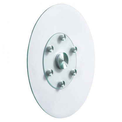 SKU004 - 360° Tempered Glass Lazy Susan Turntable with Aluminum Base