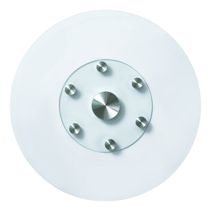 SKU004 - 360° Tempered Glass Lazy Susan Turntable with Aluminum Base