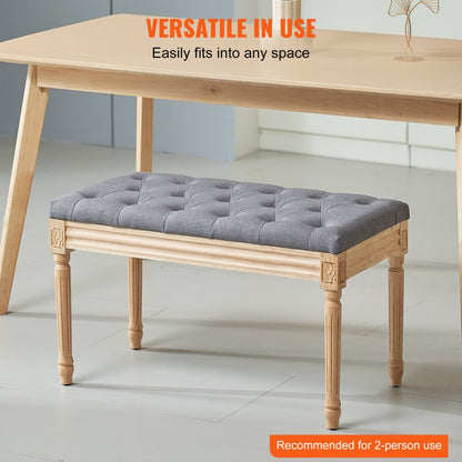 0329 - 32x16" Stylish Upholstered Bench for Compact Spaces