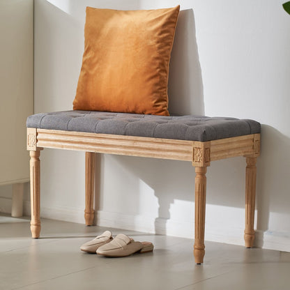 0329 - 32x16" Stylish Upholstered Bench for Compact Spaces