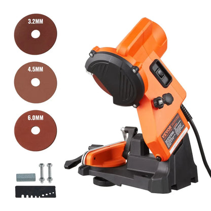 2002K1 - VEVOR 140W Chainsaw Sharpener with LED Light & Anti-Slip Handle
