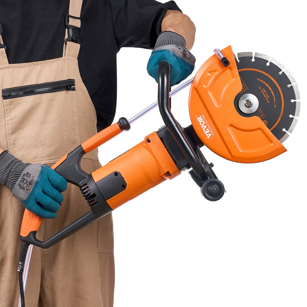 DC235 - 9" VEVOR Electric Concrete Saw with 1800W Power and 3.5" Cutting Depth
