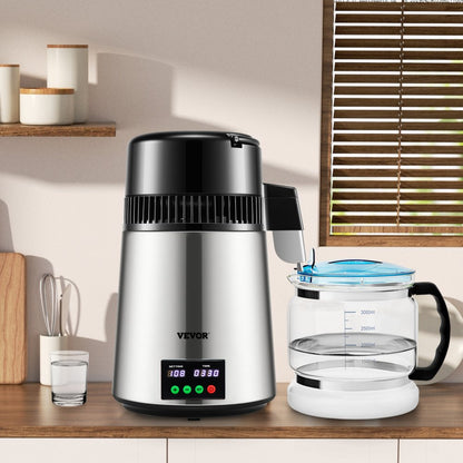 YMK40208 - 1.1 Gal Stainless Steel Water Distiller with 0-99H Timer