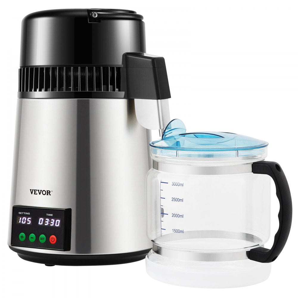 YMK40208 - 1.1 Gal Stainless Steel Water Distiller with 0-99H Timer