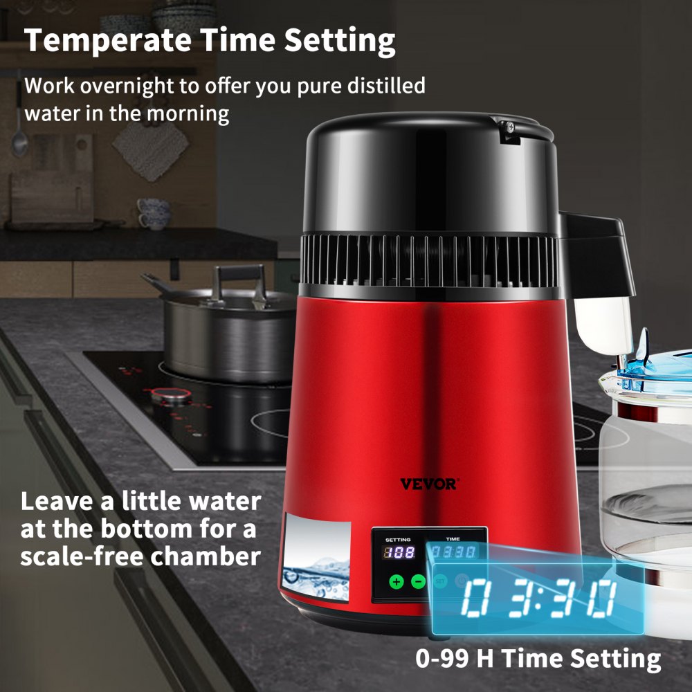 YMK40208 - 1.1 Gal Compact Water Distiller with Digital Control