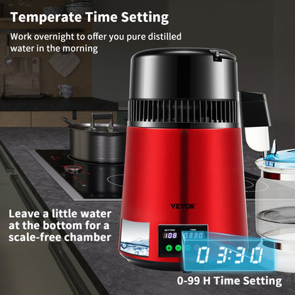 YMK40208 - 1.1 Gal Compact Water Distiller with Digital Control