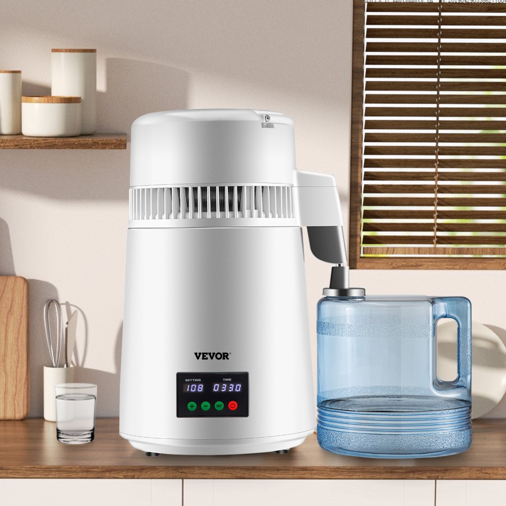 YMK40208 - Compact 0.3 Gal Water Distiller for Pure Drinking & More
