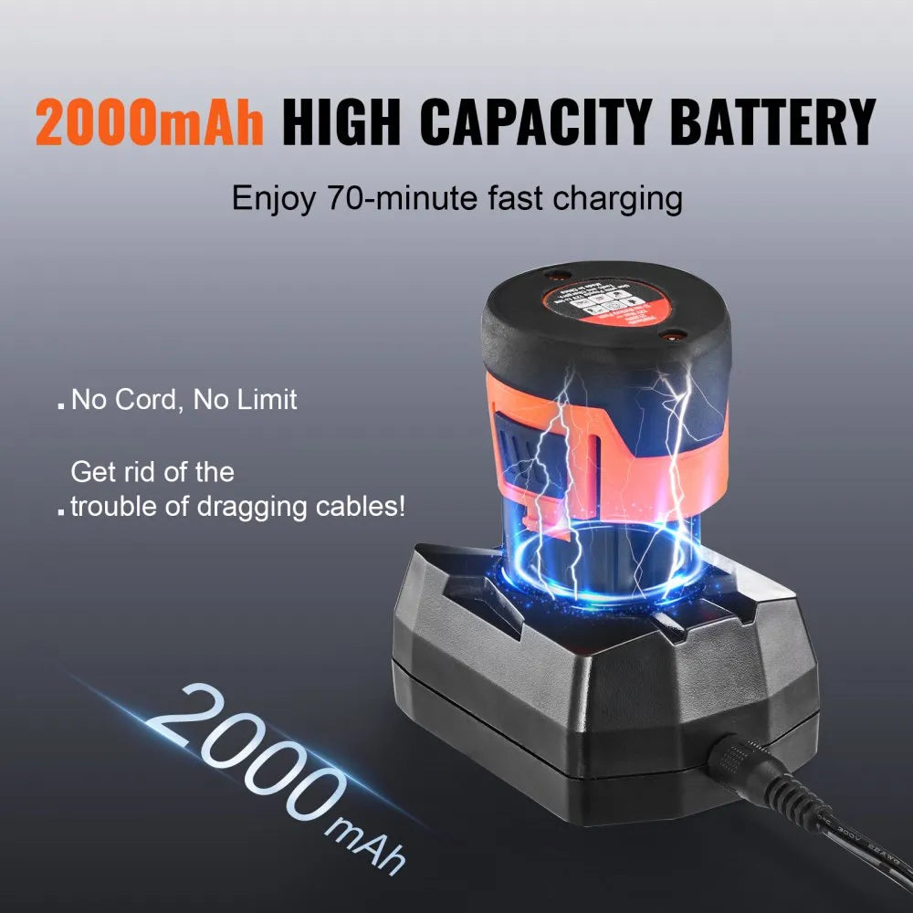 CDC504-12A - 12V Electric Drain Auger for Pipe Clearing, 25ft Length