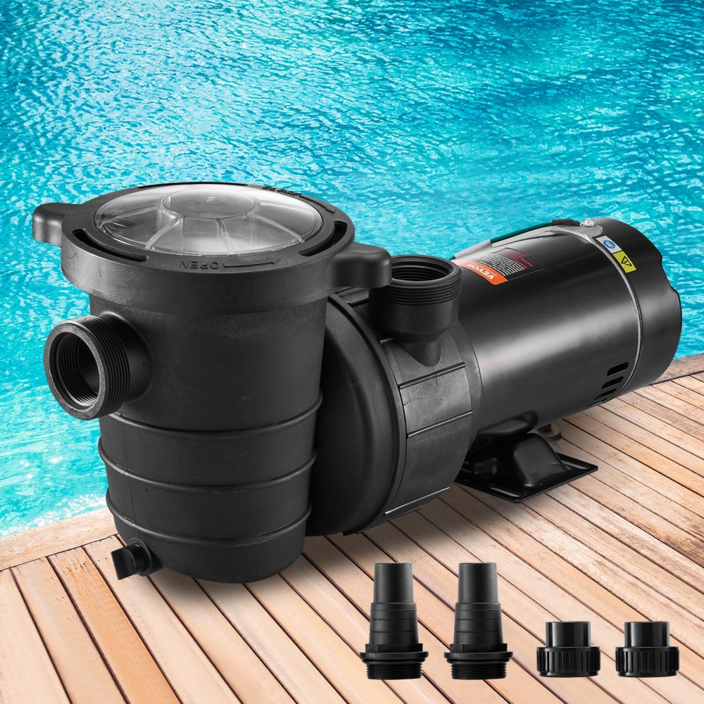 VVPS120BUS - 2.0HP Pool Pump with 5400 GPH Flow Rate and Thermal Protection