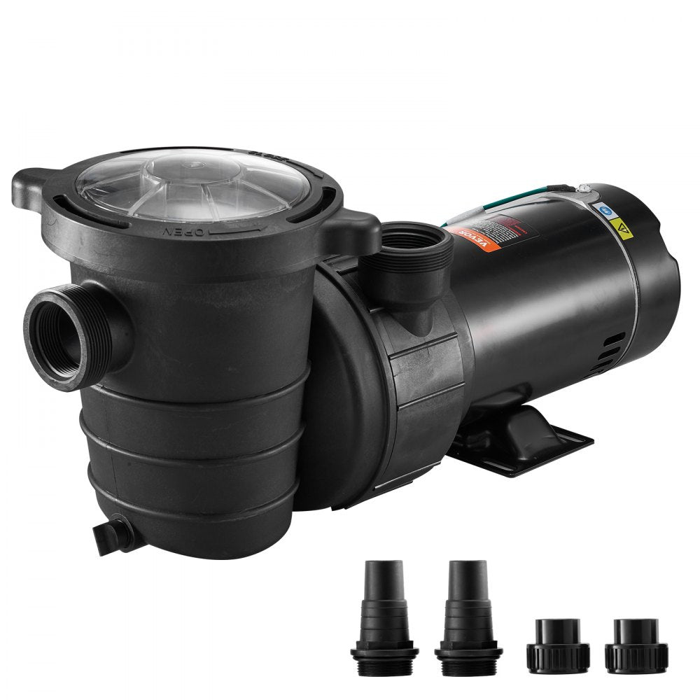 VVPS120BUS - 2.0HP Pool Pump with 5400 GPH Flow Rate and Thermal Protection