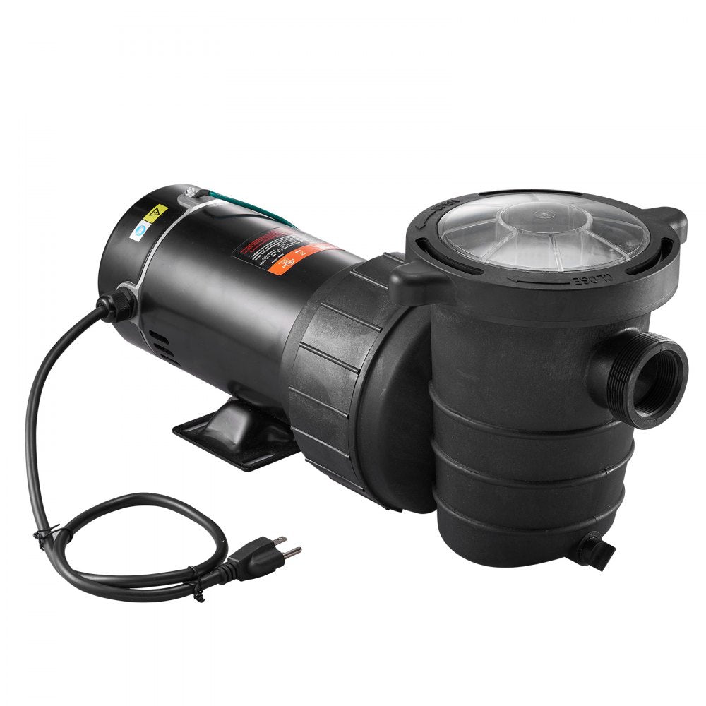 VVPS120BUS - 2.0HP Pool Pump with 5400 GPH Flow Rate and Thermal Protection