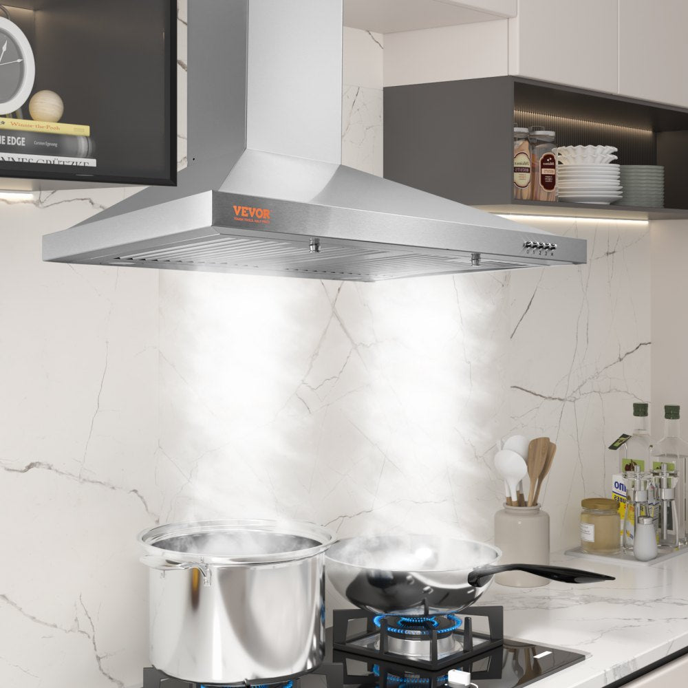 TD1775Y-AC-I1 - 30" Stainless Steel Ductless Range Hood with 3-Speed Fan